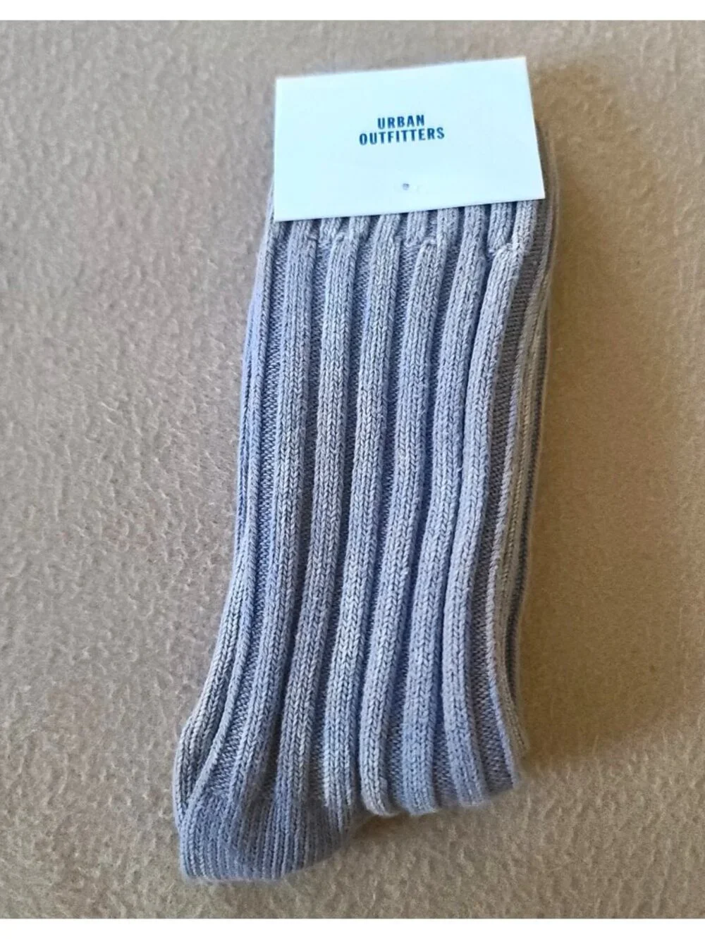 2 Pairs Urban Outfitters Crew Socks One Size Unisex Animal Print + Acid Wash NEW
